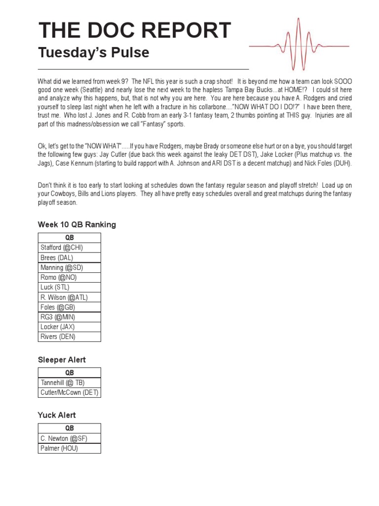 WK10 Pulse PDF | PDF