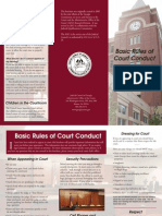 Basic Rules of Court Conduct