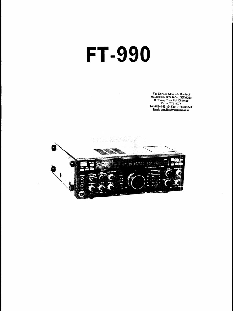 Yaesu FT-900 Instruction Manual - Premium Card Stock Covers & 32 LB Paper (Brand New)