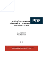 Počítačová Podpora Výrobných Technológií I Návody Na Cvičenia PDF