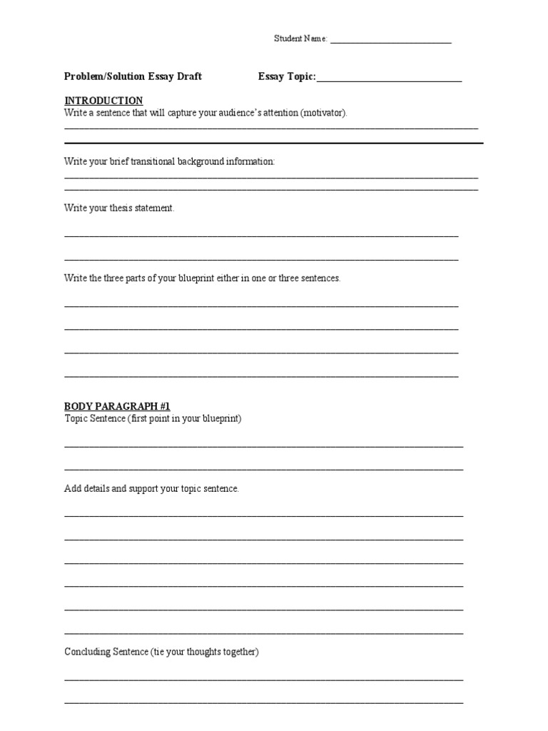 Problem and solution essay topics image