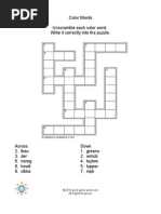 Kids Crossword Puzzles PDF