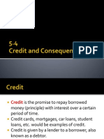 5 4 - credit and consequences