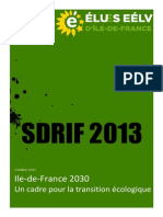 IdF 2030, Un Cadre Pour La Transition Écologique PDF