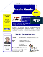 Greater Romulus Chamber of Commerce E-Savings Newsletter - November 2013