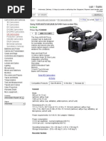 Sony Hxr-nx70 (Hxr-Nx70e, Hxr-nx70p) Nxcam Avchd Rain Dust Proof Camcorder Pal