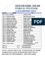 June 2009 Manila Schedule Only