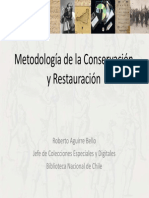 Metodología de La Conservación y Restauración1