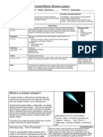 ITF-Perseid Meteor Shower Lesson Plan