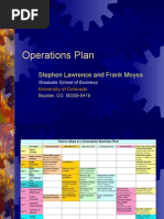 Operations Plan: Stephen Lawrence and Frank Moyes