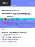 Rational Manual Tester (RMT) : IBM Software Group