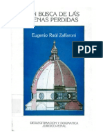 Zaffaroni, Eugenio Raul - En Busca de La Penas Perdidas