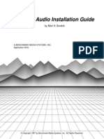 A Clean Audio Installation Guide by Allen H. Burdick