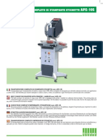 Trasportatore Completo Di Stampante Etichette Ape-105