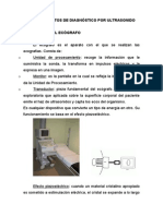 APARATOS DE DIAGNÓSTICO POR ULTRASONIDO y TÉCNICA DE EXPLORACIÓN