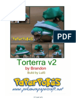 Papercraft Torterra