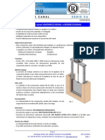 Compuerta canal unidireccional o bidireccional Serie CA