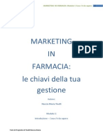Mketing in Farmacia Introduzione PDF