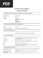 Safety Data Sheet Tragacanth: 1. Identification of The Substance/Preparation and The Company