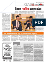 Thesun 2009-08-06 Page02 Malaysia and Brunei Reaffirm Cooperation