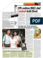 Thesun 2009-08-06 Page04 Cpo Confirms Macc Chief Received Death Threat