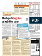Thesun 2009-08-06 Page13 Lloyds Posts Huge Loss As Bad Debts Surge