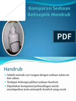 Komparasi Sediaan Antiseptik Handrub