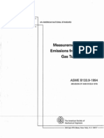 ASME B133.9-1994 Measurement of Exhaust Emissions