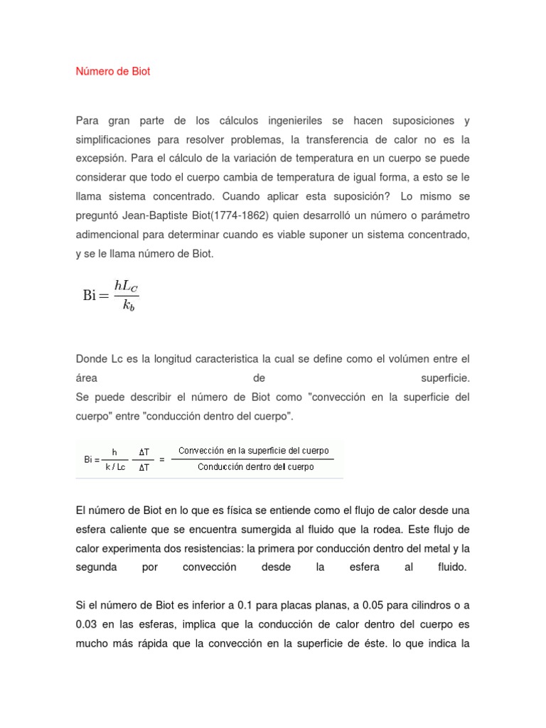 Número de Biot | PDF
