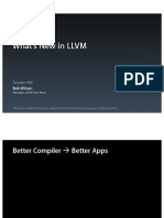 Session 410 Whats New in Llvm