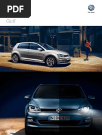 Volkswagen Golf Mark VII Brochure