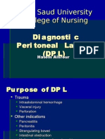 Diagnostic Peritoneal Lavage (DPL)