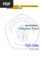 Download ManajemenProyek-JaringanKerjabyFajrinSiddiqSN18189088 doc pdf