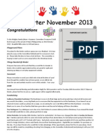 November 2013 Newsletter PDF