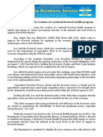 Nov06.2013.doclawmaker Calls For The Creation of A National Livestock Health Program