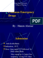 Common Emergency Drugs