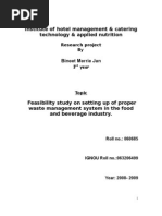Download Bsc Hotel Management 3rd Year Project by bineetmerriejan SN18190830 doc pdf