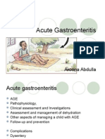 Acute Gastroenteritis: Aroona Abdulla