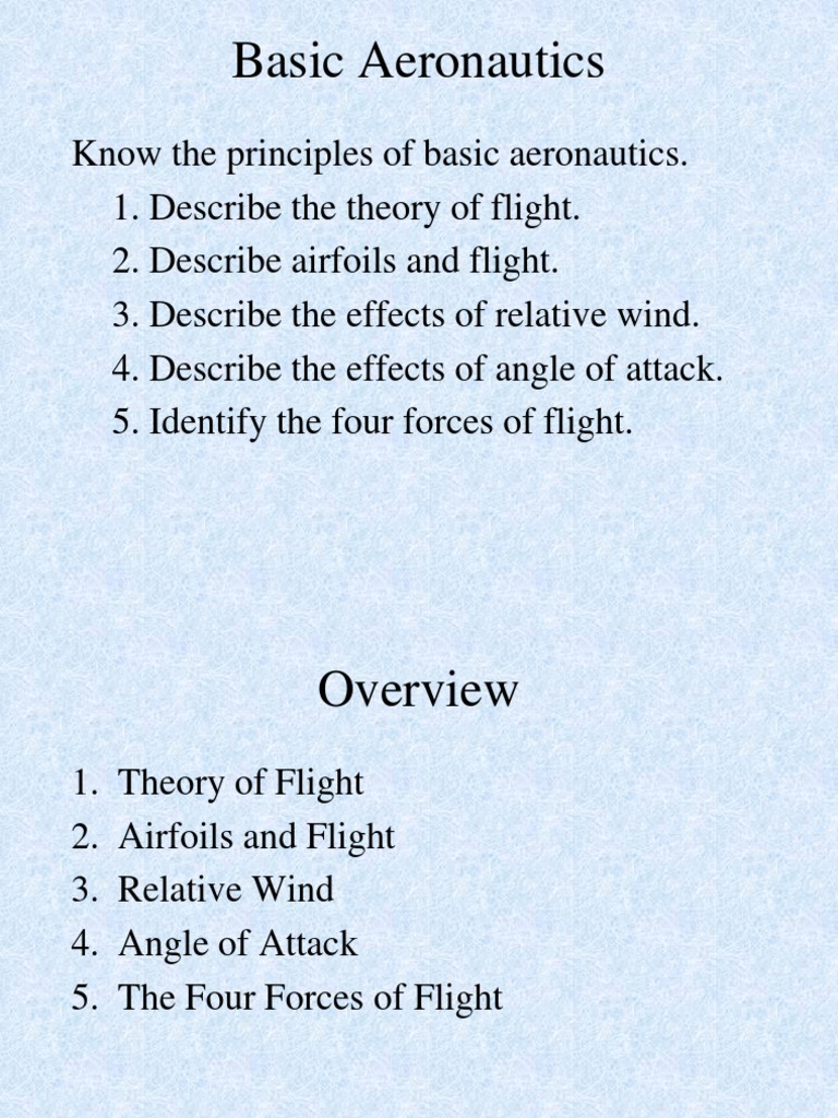 Basic For Aeronautics | PDF