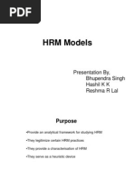 HRM Models