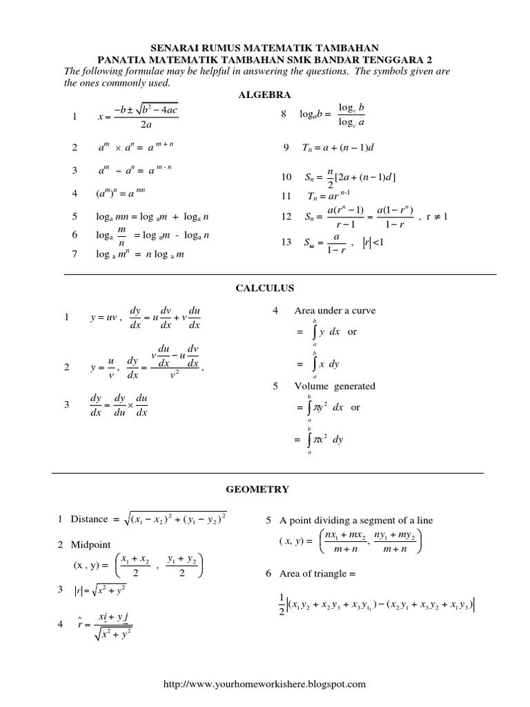 SenaraiRumus  Triangle Geometry  Geometric Measurement