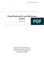Draft National Land Reforms Policy 2013 PDF