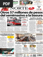 Periodico Norte de Ciudad Juarez 6 de Noviembre de 2013