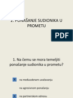 Ponasanje Sudionika U Prometu PDF