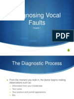 Diagnosing and Classifying Vocal Faults