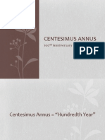 Centenimus Annus (The 100th Year)