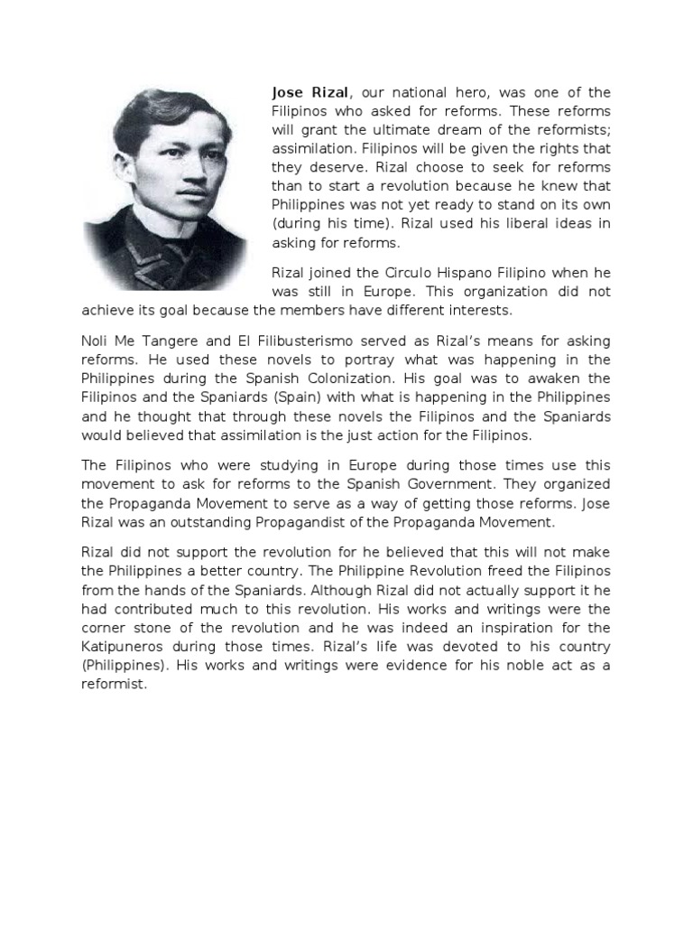 jose rizal essays and articles