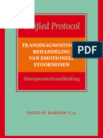 Unified Protocol: Transdiagnostische Behandeling Van Emotionele Stoornissen, Therapeutenhandleiding - David H. Barlow E.A. (Leesfragment)