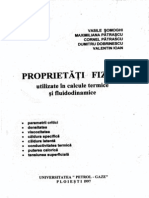 Vasile Şomoghi - Proprietati fizice utilizate in calcule termice şi fluidodinamice