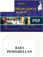 PRESENTASI (Kehamilan Lewat Waktu)